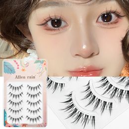 Makeup Tools Transparent 3D Lashes AM Shape Spikes Cluster Eyelash Mix Extension Individual Natural Wispy DIY Premade Fan Korean 230614