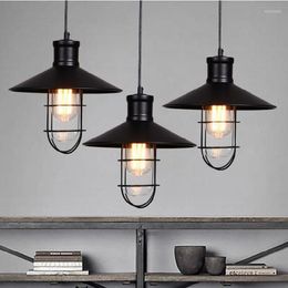 Pendant Lamps Rustic Light Industrial Vintage LED Hanging Warehouse Retro Suspension Linear Bar