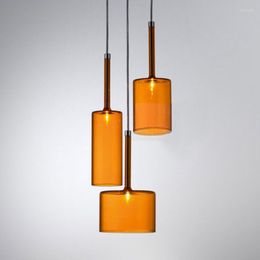 Pendant Lamps Modern Simple Restaurant Bar Cafe Chandelier Personality Creative Glass Boom