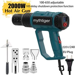 Heat Guns Heat gun Air Dryer For Soldering Iron Hair Air Dryer Thermoregulator Shrink Wrapping Gun Pneumatic Thermofan Thermal Blower 230615