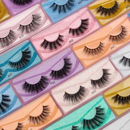 Makeup Tools 10200 Pairs False Eyelashes Wispy 3D Faux Mink Lashes Pack Dramatic Soft Reusable Fake Bulk Wholesale Items 230614