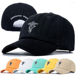 Ball Caps Unisex Stylish Cap Cotton Hats For Men & Women Fashion Flying Horse Embroidery Baseball Outdoor Streetwear Hat