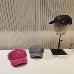 Couple Fashion Letter Printing Designer Ball cap Summer Vacation Travel Sports Water Wash Worn 3 Colours casquette