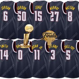 2023 Finals Champion 15 Jokic Basketball Jerseys 27 Murray Denvers Carmelo Anthony Michael Porter Jr Aaron Gordon Bones Hyland Jeff Green Men Women Youth XS-4XL shirt