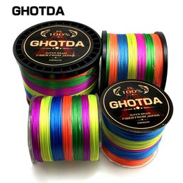 Braid Line GDA 9 Strands 8 4 1000M 500M 300M PE Braided Fishing FreshwaterSaltwater Weave Super Strong 230614