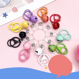 Keychains With Bell Creative Party Birthday Gift 9 Colours Keychain Bag Car Pendant Fashion Accessories