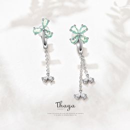 Ear Cuff Thaya 100% Solid 925 Sterling Silver Clovers Earrings Clip Earrings For Women Engagement Gift Fine Jewellery 230614