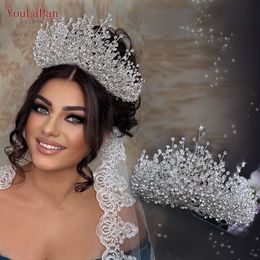 Wedding Hair Jewellery YouLaPan HP193P Wedding Headwear Necklace Earrings Jewellery Set Bride Headbands Headpiece Bridal Tiaras and Crowns 230614