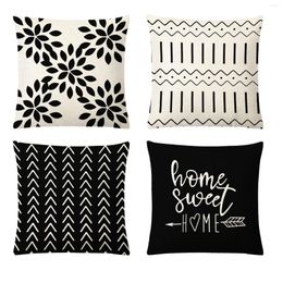 Pillow In Geometric Bedroom Cushion Pillowcase For Sofa Chair Car Standard Size Multi Colour Letters Dakimakura
