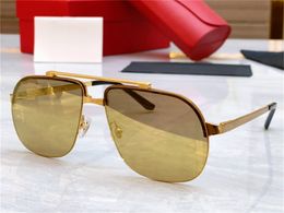 hot selling designer sunglasses for men mens sunglasses designers large cat eye golden uv400 protective lenses metal frames retro eyewear come with origina case