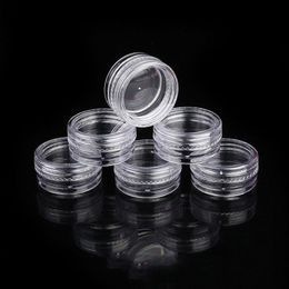 25g Clear Plastic Jars Eyeshadow Nail Polish Powder Cosmetic Jars Cream Bottle PET Plastic Jar Nude Cosmetic Container Xegug