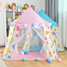 Hot Sale Children's Yurt Tent Toys Indoor Outdoor Boys and Girls Folding Plant Cartoon Game House 2023