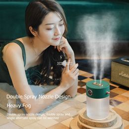 Humidifiers 4000mAh Wireless Air Humidifier Ultrasonic Mist Essential Diffuser with LED Night Lamp for Home Office