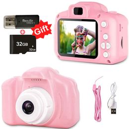 Toy Cameras 1080P HD Screen Camera Childrens Waterproof Video 8 Million Pixel Kids Cartoon Cute Outdoor Pography 230615