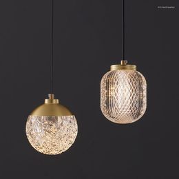 Pendant Lamps JMZM Nordic Copper Small Light Luxury Mini Chandelier Indoor Decorative For Living Room Study Bedroom Restaurant