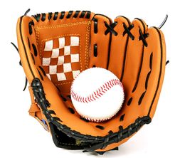 Sports Gloves Quality Baseball Gloves Softball Practise Equipment Size 9.5/10.5/11.5/12.5 Left Hand for Adult Man Woman Training Softball 230614