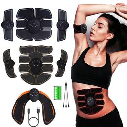 Core Abdominal Trainers EMS Muscle Stimulation USB Charge Hip Trainer Buttock Lifting Abs Body Slimming Home Fitness Drop 230614
