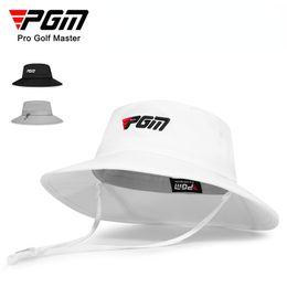 Snapbacks PGM Men Golf Hat Adjustable Windproof Rope Cap Waist Sweatabsorbing Band Fisherman Hats MZ059 230615