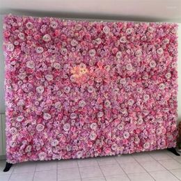 Decorative Flowers Artificial Flower Wall Panels Backdrop Decor DIY Wedding Birthday Party Shop Decoration 40X60CM