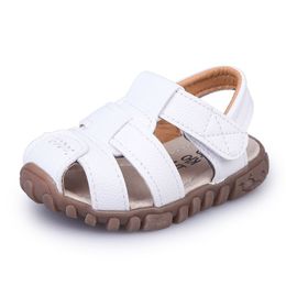 Sandals COZULMA Summer Baby Boy Shoes Kids Beach for Boys Soft Leather Bottom NonSlip Closed Toe Safty Children 230615