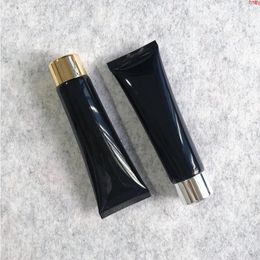 300pcs/lot 50ml 50g Empty Black Soft Squeeze Cosmetic Packaging Refillable Plastic Lotion Cream Tube Pump Lids Bottle Containerhigh qty Dwks