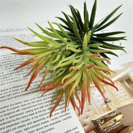 Decorative Flowers Simulated Plant Tradescantia Sillamontana Artificial Succulent Plants Bonsai Random Variety Without Flower Pot