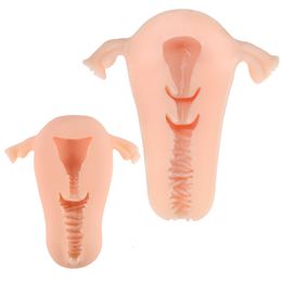 Men's Masturbator Masturbation Cup Famous Uterine Inversion Model Human Vagina Male Sex Toys Masturbatore Uomo Reale Sextoy