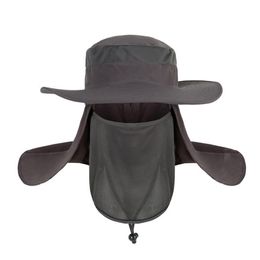 Outdoor fashion men's summer sun hat waterproof and UV-proof fisherman hats fishing sunshade spot263r170E