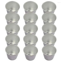 Baking Moulds 15 Pack Pudding Non Stick Cups Egg Tart Mould Sturdy For Making Sweet And Savoury Treats