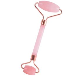 2020 Pink Double Head Massage Roller Jade Roller Face Thin massager Face Jade Roller Face Massager TOOL DHL