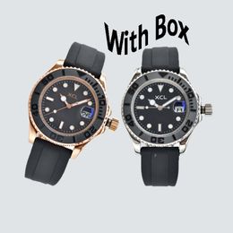High quality luxury mens designer watches stainless steel strap automatic mechanical sapphire dial automatic date solid buckle gold watch fashion ladies watch