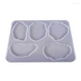 Jewelry Pouches Resin Piece Silicone 5 Size Irregular Patterns Epoxy For Making Cloud-Shaped Coasters