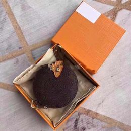 2021 Keychain old flower bag small round cake l home pocket with box 0366121375322O