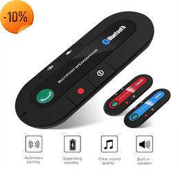 New Kebidu Mini Android 4.1 Speakerphone Sun Visor Clip Universal Bluetooth Handsfree Car Kit Wireless Bluetooth Mp3 Music Player LB