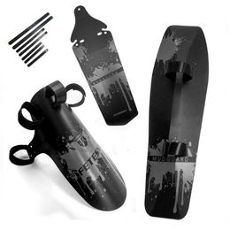 Bike Fender Bicycle Mudguard Set Cycling Accessory Bike Fenders DowntubeFront Rear mud guard for MTB Road Bike Accessories 3 Pieces 230616