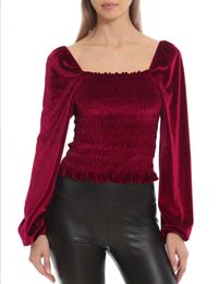 Женские Sweaters2023 Осень Новая с длинным рукавом сексуальная женская футболка Selede Lode Bottom Top женский топ