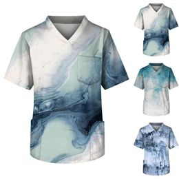Men's Casual Shirts Male Clothes Stereoscopic Skilled Shirt Folding Board Handsome Short Sleeve For Man Mens Designer