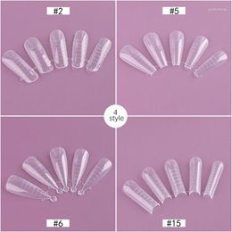 False Nails E1YE Nail Extension Form Tips Poly-Gel-Acrylic Mould Artificial Dual Forms System UV Gel DIY Polish Manicure Tool