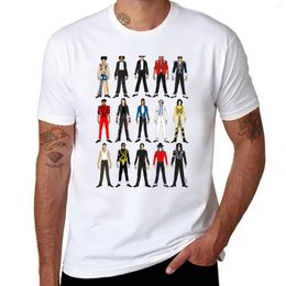 Men's Polos Outfits Of King Jackson Music Fashion T-Shirt Kawaii Clothes For A Boy T Shirts Men Pack