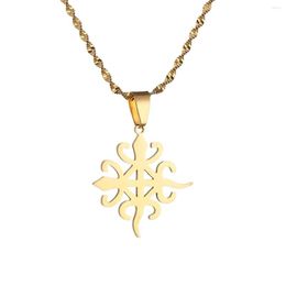 Pendant Necklaces African Adinkra Symbol FUNTUNFUNEFU DENKYEMFUNEFU Siamese Crocodiles Jewellery