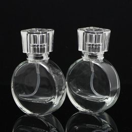 25ML Portable Clear Glass Perfume Bottle With Atomizer Empty Mist Spray Scent Refillable Bottles LX7319 Kfexl