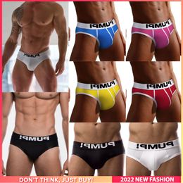 Underpants 8Pcs Breathable Jockstrap Underwear Man Brief Fashion Cotton Slip Gay Sexy Men's Panties Briefs Men Tanga U Pouch 230615