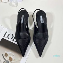 Designer Sandals High Heels Women Pump Brand Patent Leather Flat Shoes Sandal Fashion