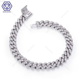 Rarity Men Chains Necklace S925 Silver 6mm Curb Cuban Chain 925 Sterling Silver Necklace Chain for Men Best quality