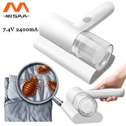 Vacuums 10 KPa Bed Vacuum Cleaner Dust Mite Removal Vacuum Cleaner UV Mattress Pet Dog Cat Hair Vacuum Cleaner For Pillows Sofas Carpets 230616