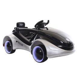 HY New Electric Car for Children 6V 4 Rounds Flash Wheel Baby Car Toys Rideable Kids Electric Vehicle Gifts for 1-3 Years Old