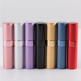 8ml 15ml Rotatable Perfume Bottle Empty Refillable Spray Bottle Atomizer for Portable Travel SN253 Xevmq