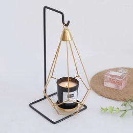 Candle Holders Wrought Iron Creative Holder Nordic Wedding Decoration Table Modern Small Geometric Vintage Home Decor LSL150YH