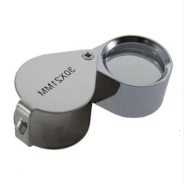 Retail Package 30 x 21 mm Jewellers Eye Magnifying Glass Magnifier Loupe Pocket Loupes Kblnc