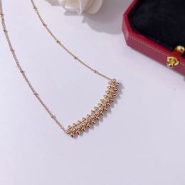 Fashion Classic Style Clash -Serie Anhänger Halskette für Mann Frau Willow Spike Gold Plated Top Quality Jewelry Geschenk
